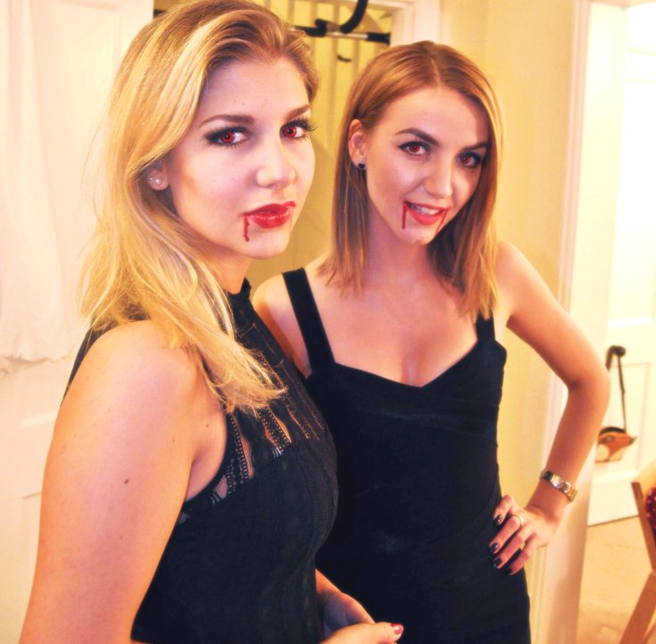 polina.rocks Halloween Polina and Hedwig