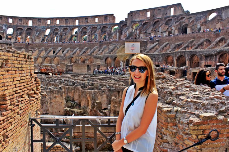 polina.rocks Rome Colosseum