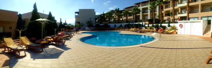 The Grand Hotel Crete review Pool polina.rocks