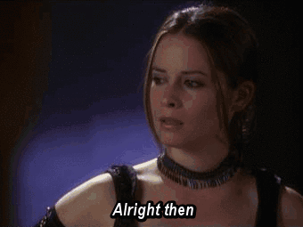 Image result for charmed gif no way